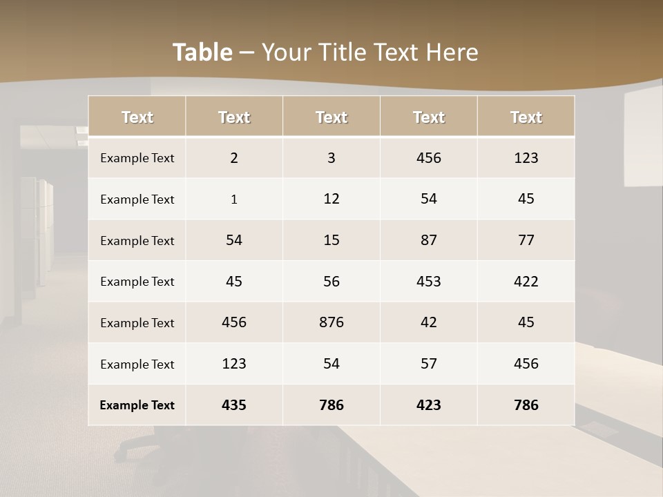 Business Conference Room PowerPoint Template
