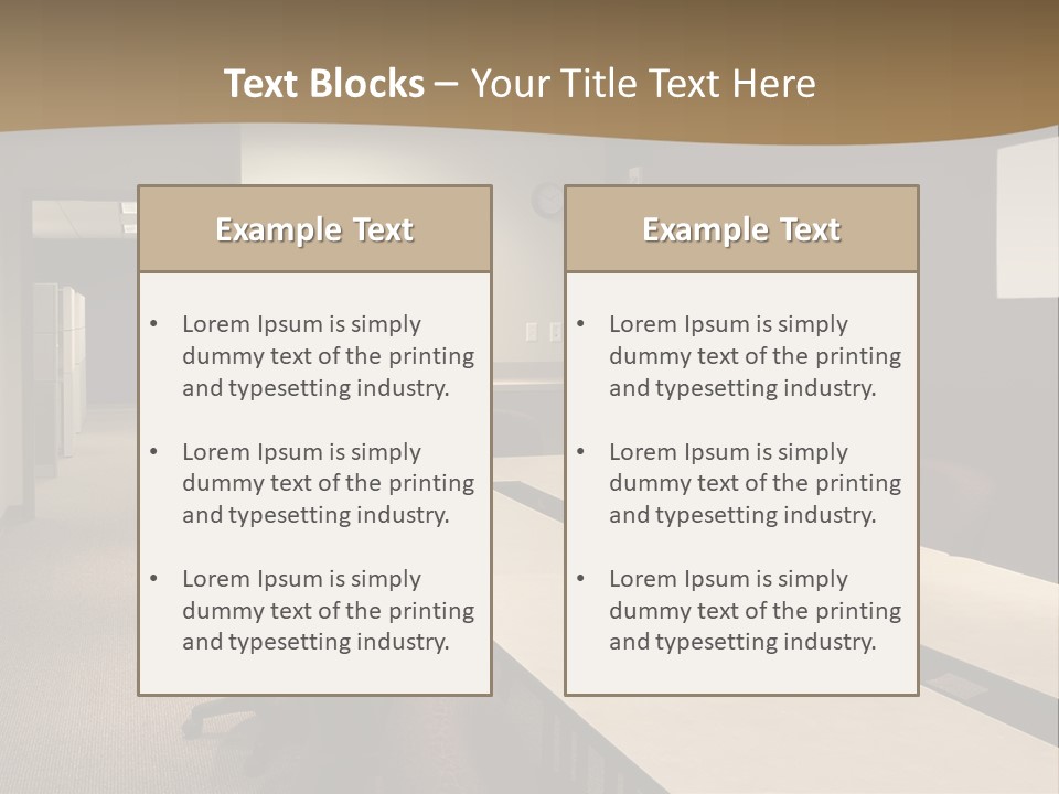 Business Conference Room PowerPoint Template
