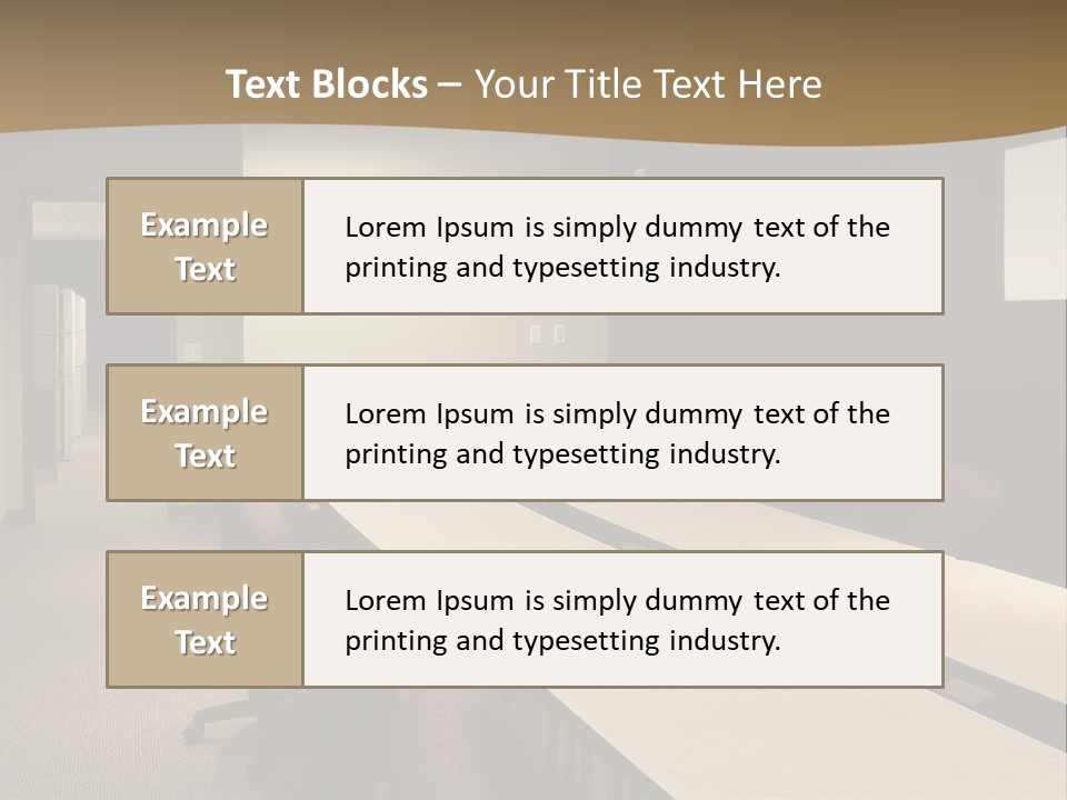 Business Conference Room PowerPoint Template