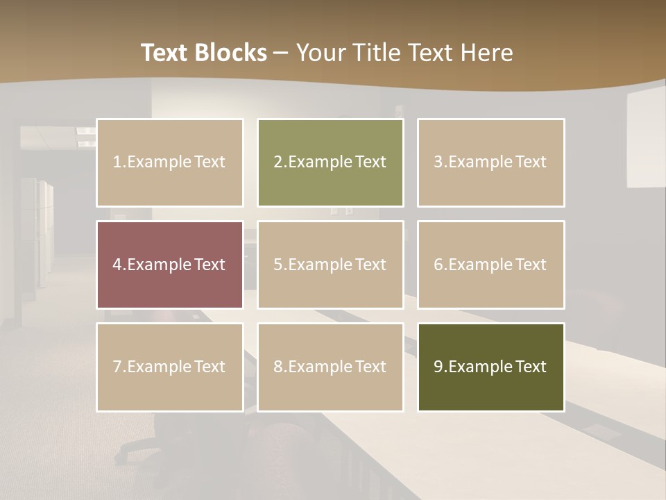 Business Conference Room PowerPoint Template