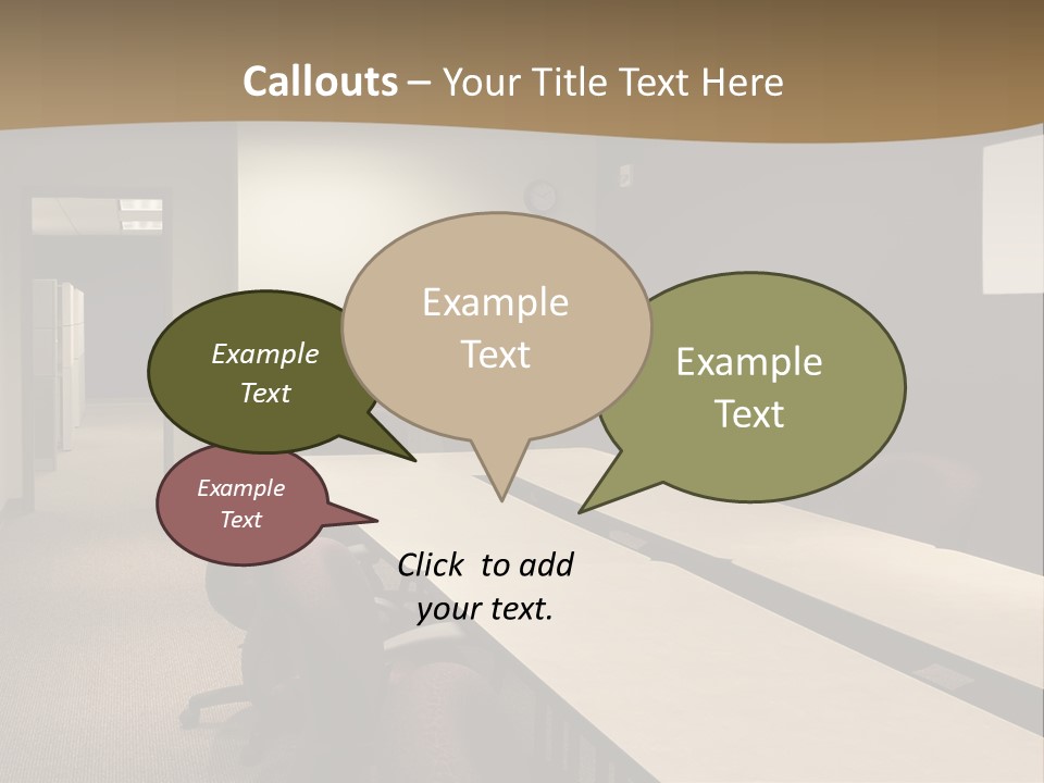 Business Conference Room PowerPoint Template