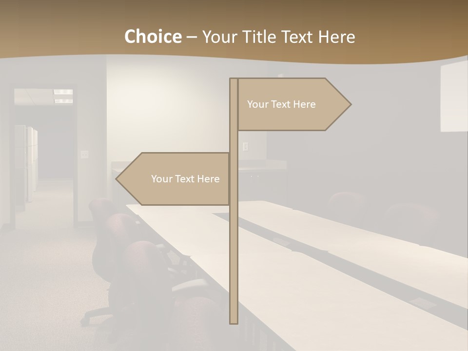 Business Conference Room PowerPoint Template