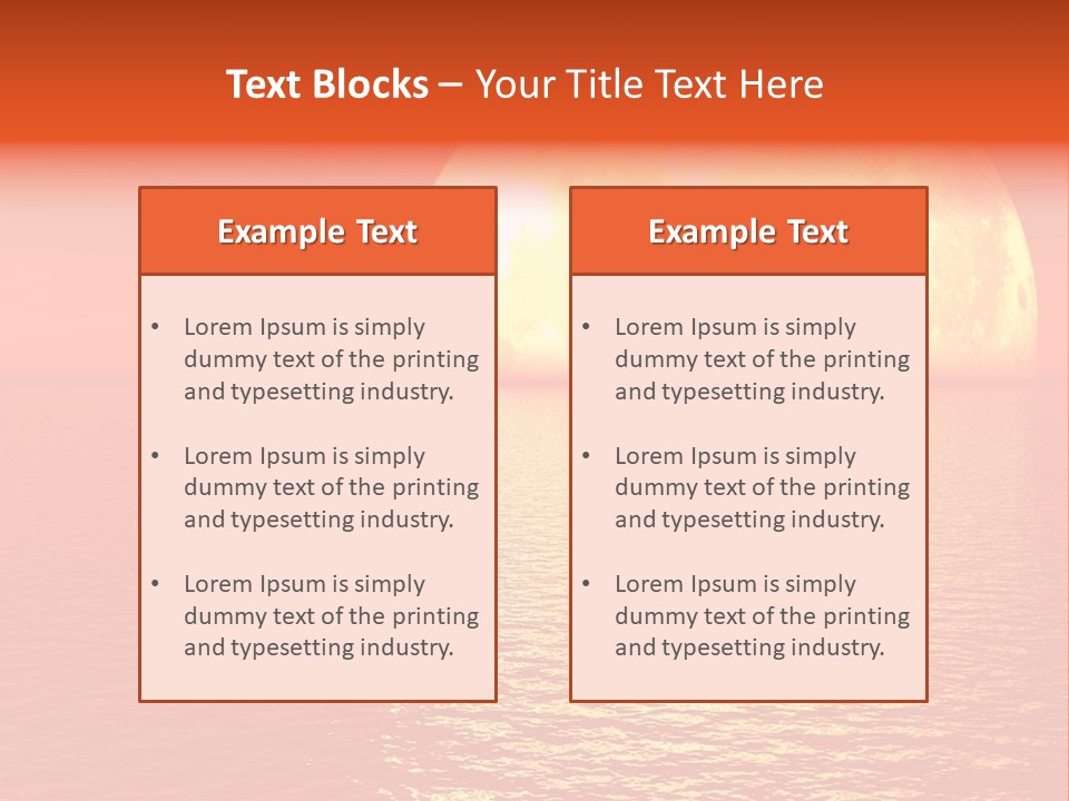 Sunset PowerPoint Template