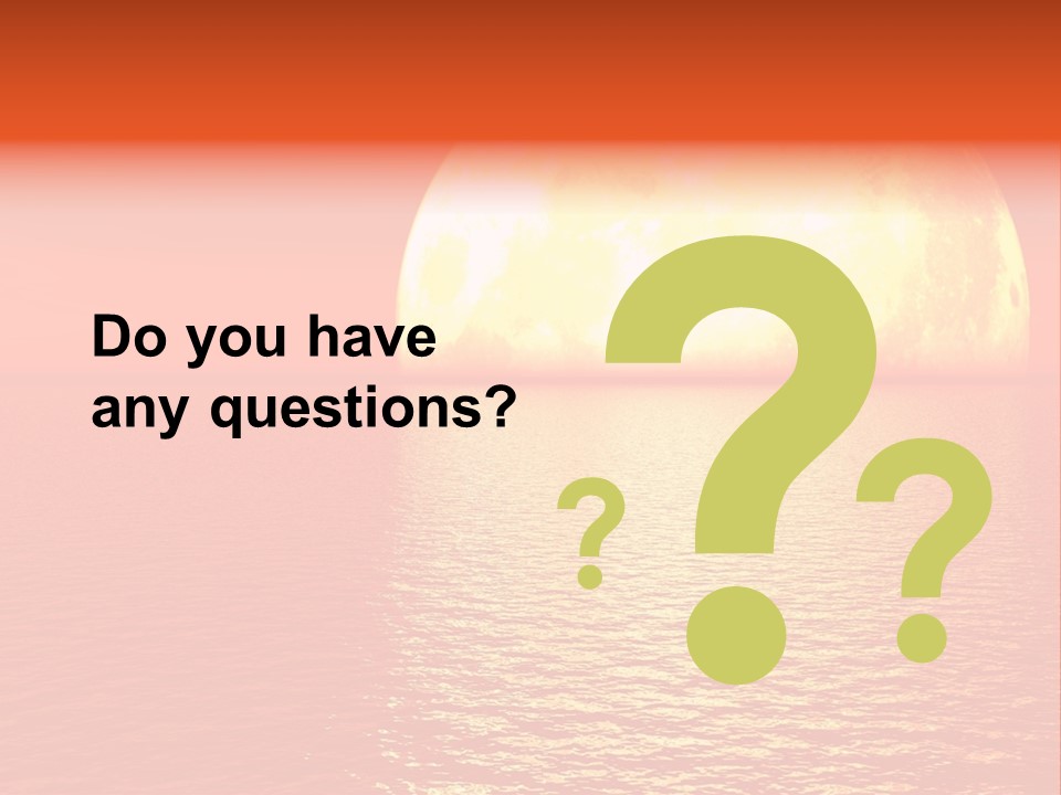 Sunset PowerPoint Template