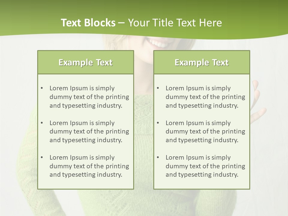 Woman Holding A Blank Cd PowerPoint Template