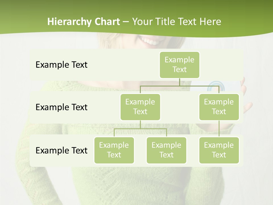 Woman Holding A Blank Cd PowerPoint Template
