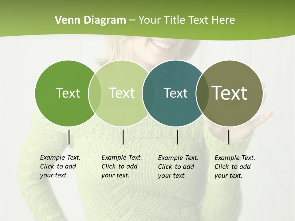 Woman Holding A Blank Cd PowerPoint Template