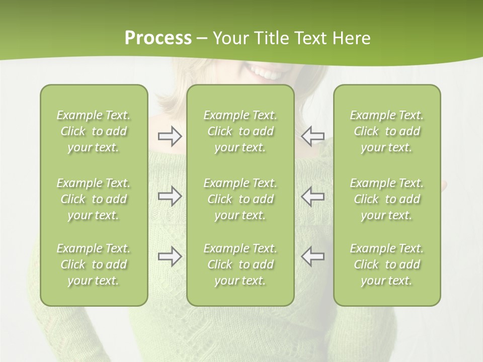 Woman Holding A Blank Cd PowerPoint Template