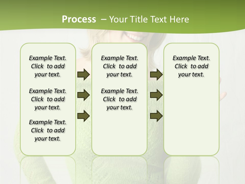 Woman Holding A Blank Cd PowerPoint Template
