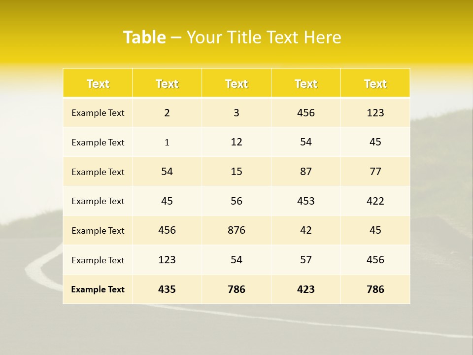 Cyclist Riding Uphill PowerPoint Template