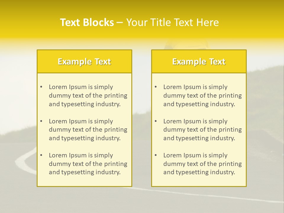 Cyclist Riding Uphill PowerPoint Template