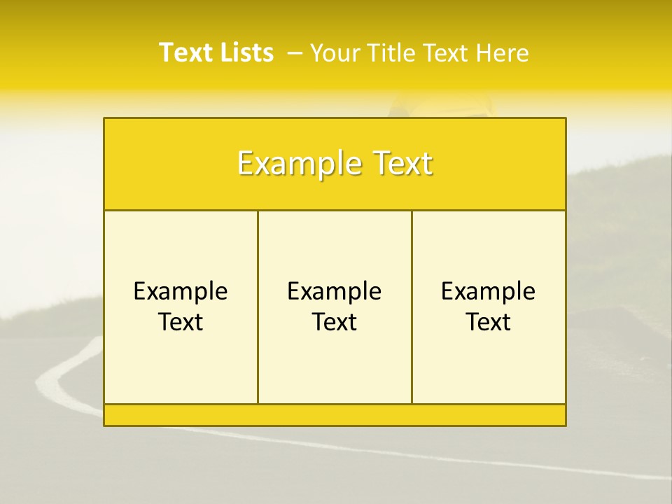 Cyclist Riding Uphill PowerPoint Template