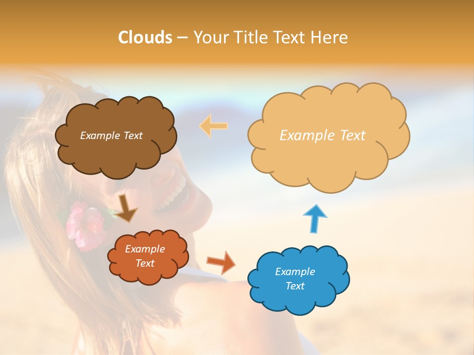 Canoes On The Hatuyaku River, Ecuador PowerPoint Template