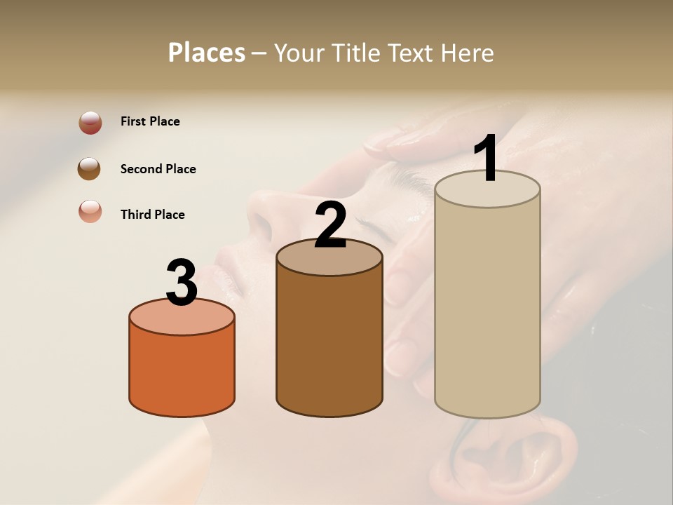 Young Woman On The Ayurvedic Aromatherapy Oil Massage Procedure PowerPoint Template