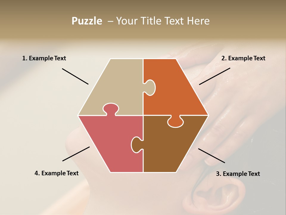 Young Woman On The Ayurvedic Aromatherapy Oil Massage Procedure PowerPoint Template