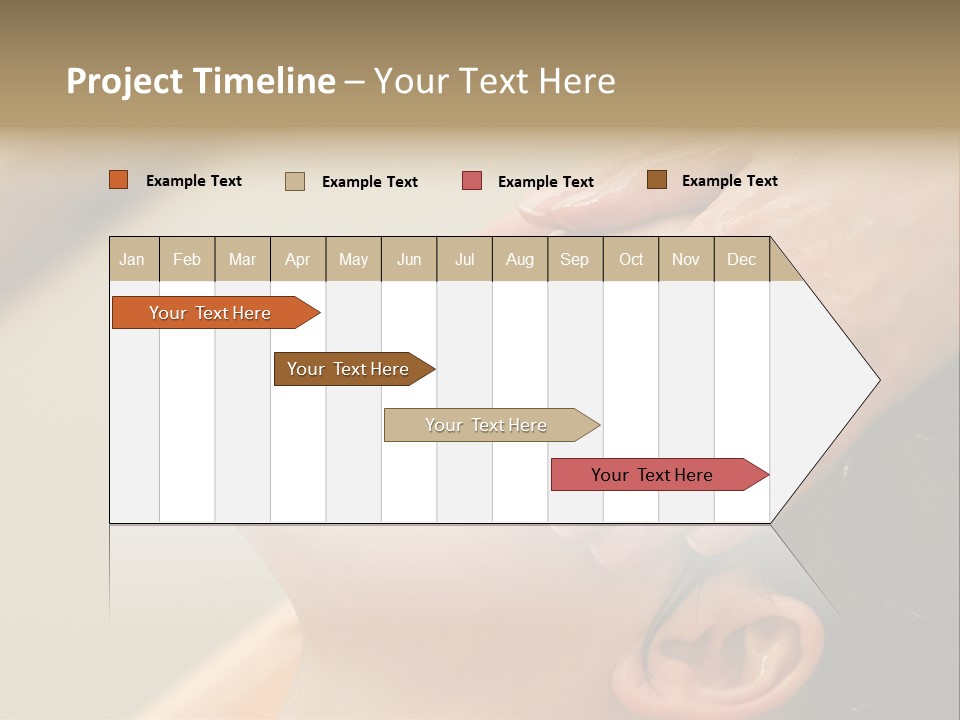 Young Woman On The Ayurvedic Aromatherapy Oil Massage Procedure PowerPoint Template