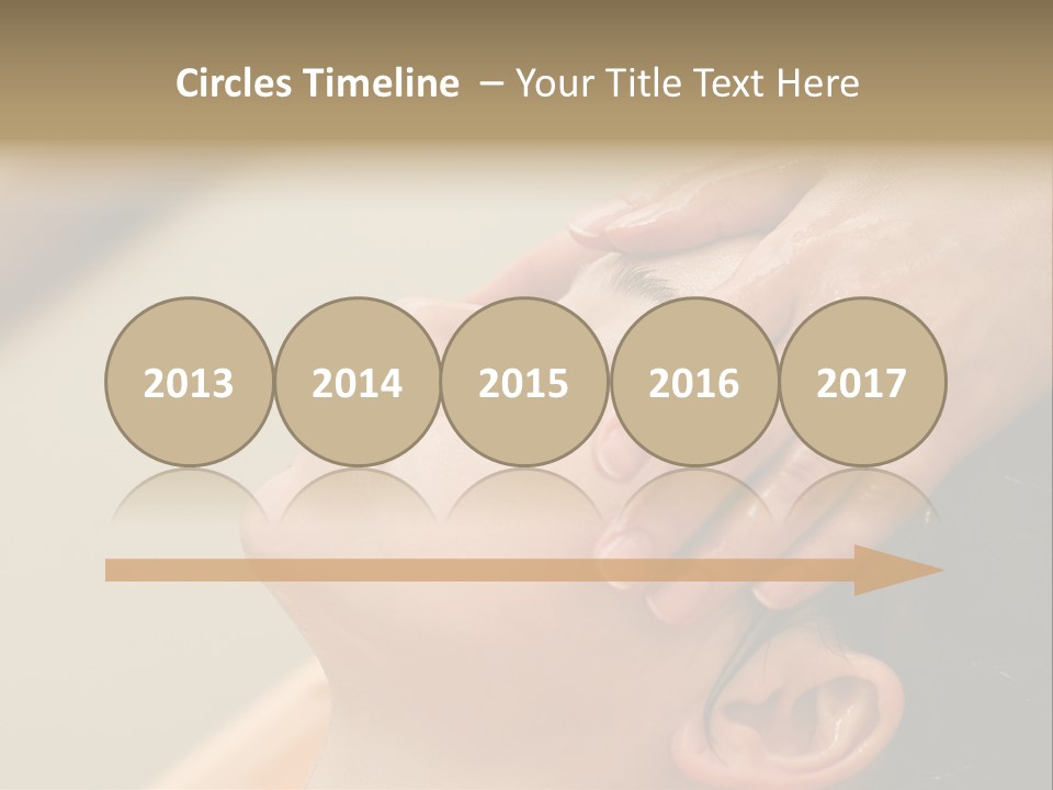 Young Woman On The Ayurvedic Aromatherapy Oil Massage Procedure PowerPoint Template