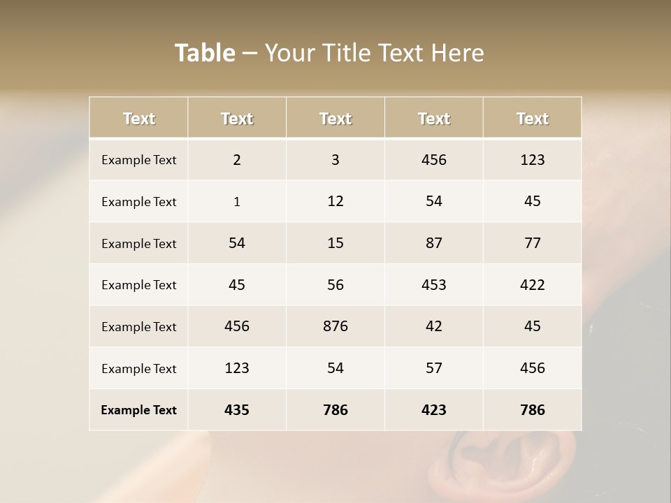 Young Woman On The Ayurvedic Aromatherapy Oil Massage Procedure PowerPoint Template