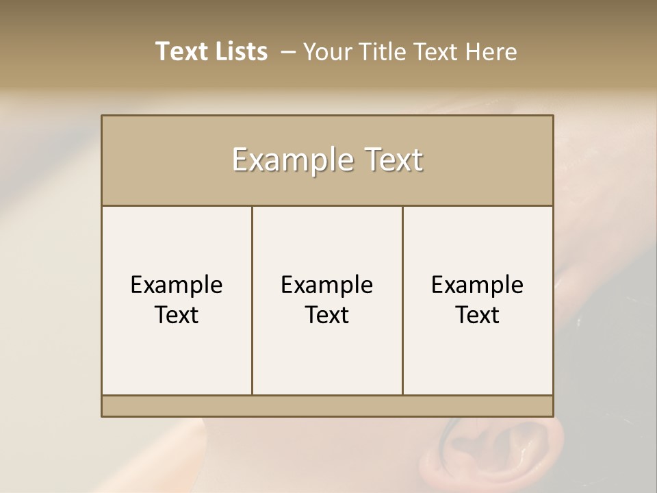 Young Woman On The Ayurvedic Aromatherapy Oil Massage Procedure PowerPoint Template