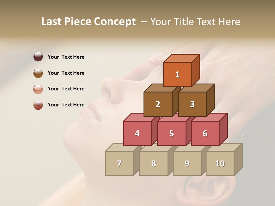 Young Woman On The Ayurvedic Aromatherapy Oil Massage Procedure PowerPoint Template