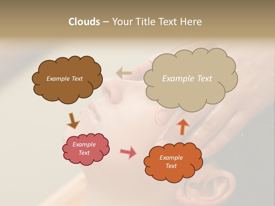 Young Woman On The Ayurvedic Aromatherapy Oil Massage Procedure PowerPoint Template