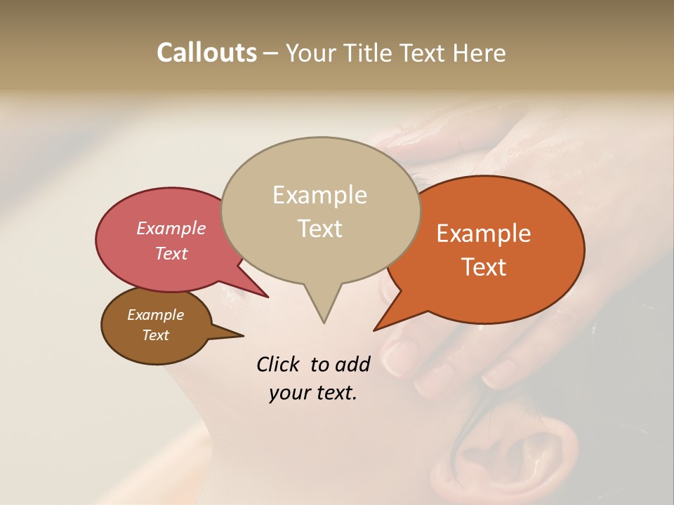 Young Woman On The Ayurvedic Aromatherapy Oil Massage Procedure PowerPoint Template