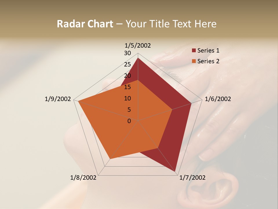 Young Woman On The Ayurvedic Aromatherapy Oil Massage Procedure PowerPoint Template