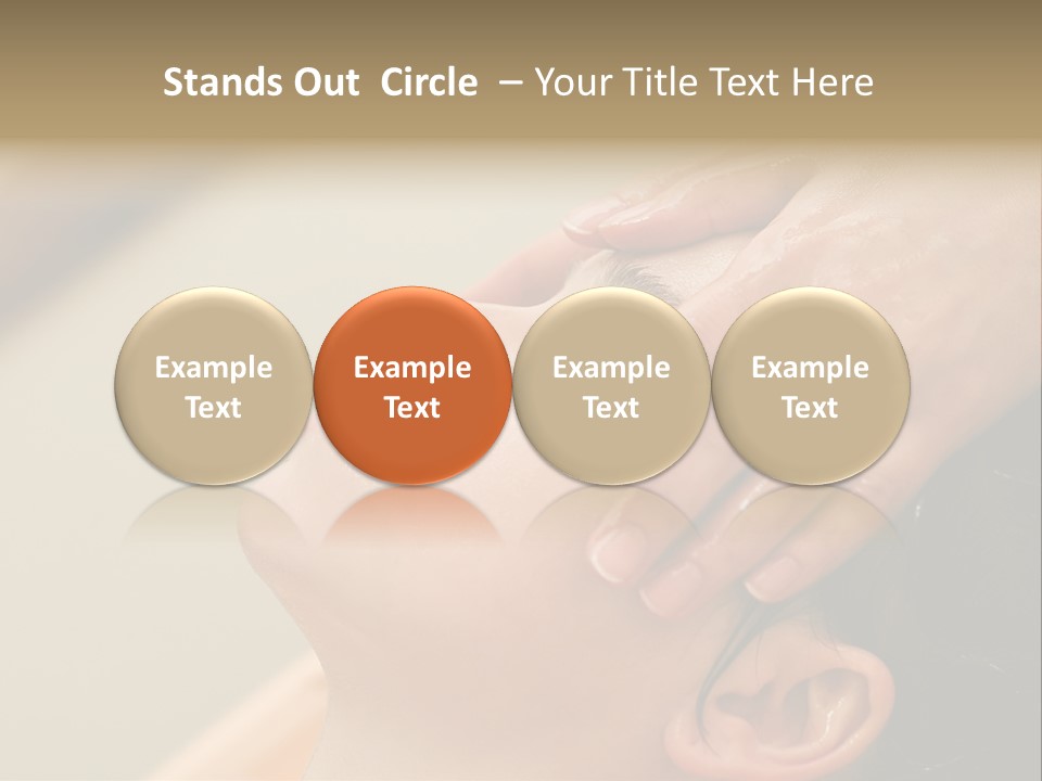 Young Woman On The Ayurvedic Aromatherapy Oil Massage Procedure PowerPoint Template