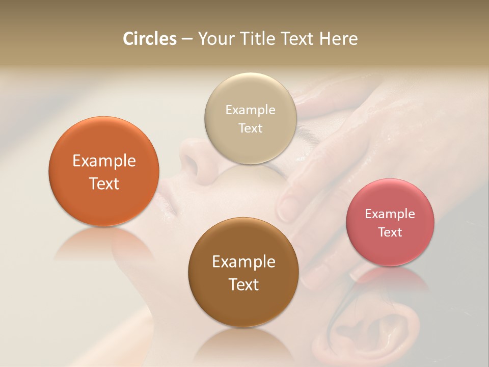 Young Woman On The Ayurvedic Aromatherapy Oil Massage Procedure PowerPoint Template