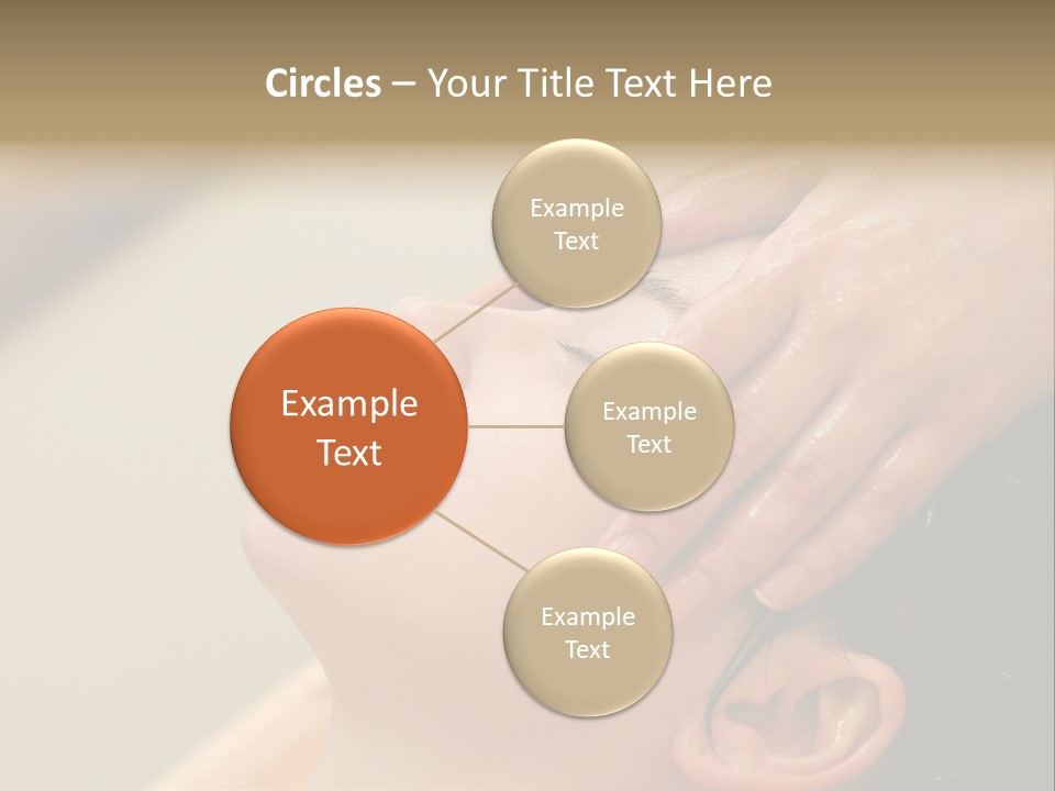 Young Woman On The Ayurvedic Aromatherapy Oil Massage Procedure PowerPoint Template