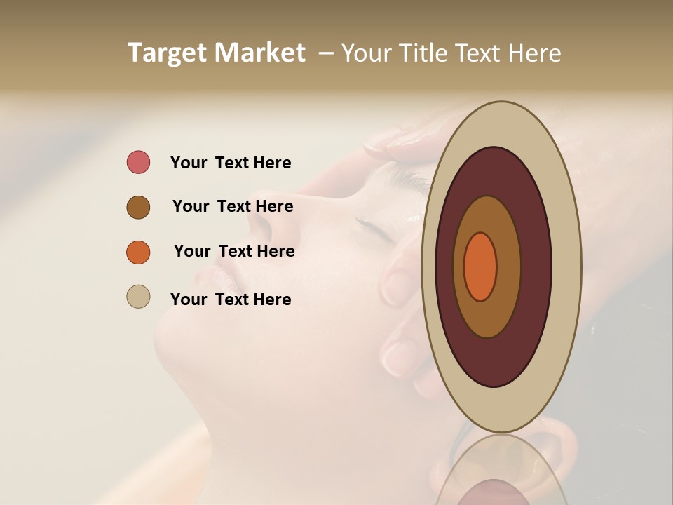 Young Woman On The Ayurvedic Aromatherapy Oil Massage Procedure PowerPoint Template