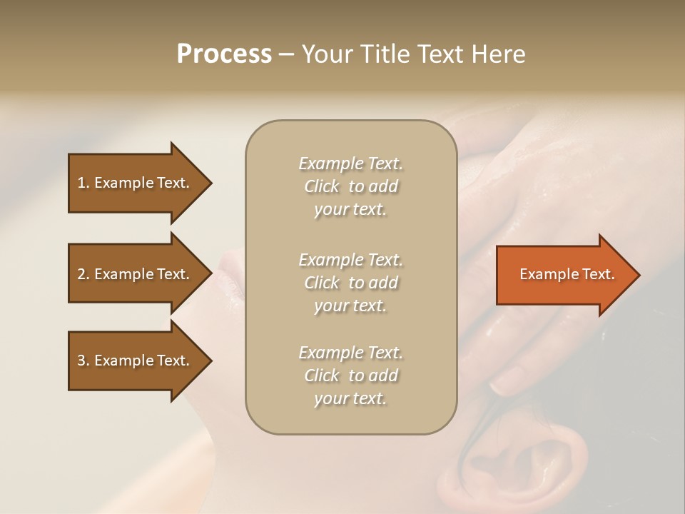 Young Woman On The Ayurvedic Aromatherapy Oil Massage Procedure PowerPoint Template