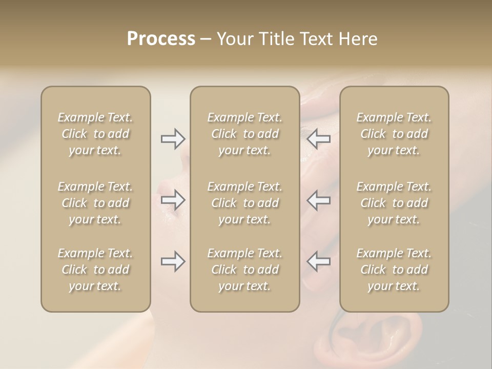 Young Woman On The Ayurvedic Aromatherapy Oil Massage Procedure PowerPoint Template