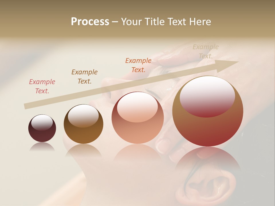 Young Woman On The Ayurvedic Aromatherapy Oil Massage Procedure PowerPoint Template