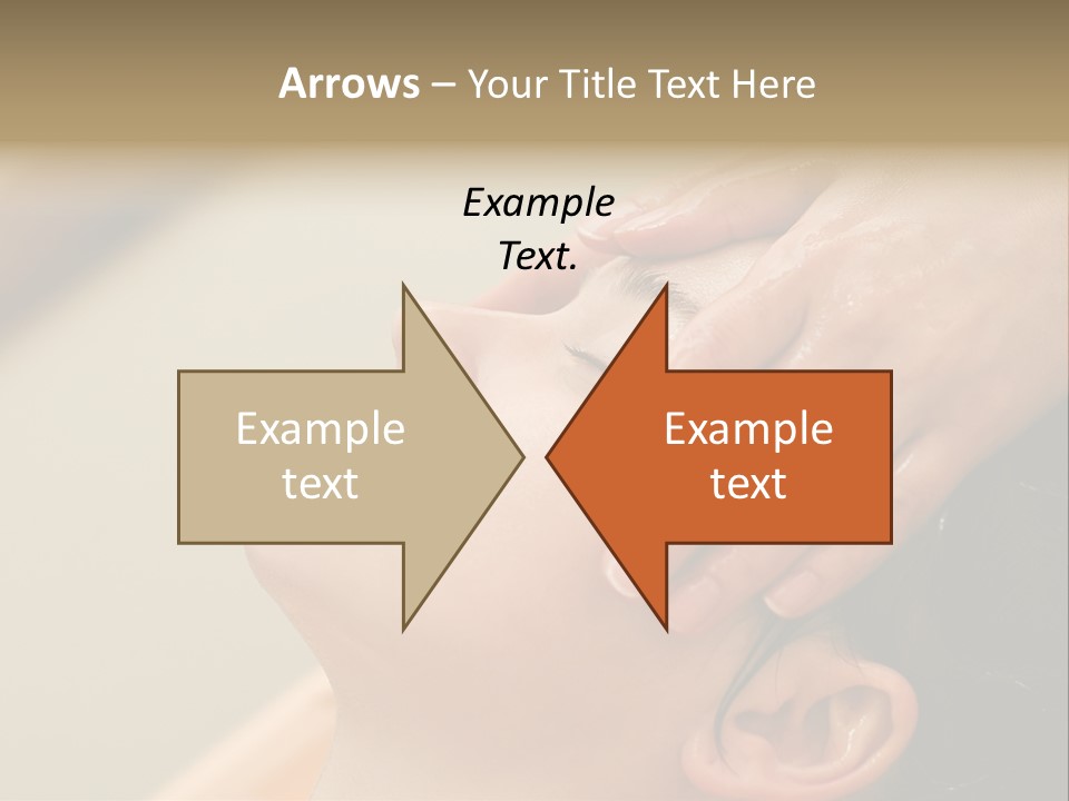 Young Woman On The Ayurvedic Aromatherapy Oil Massage Procedure PowerPoint Template