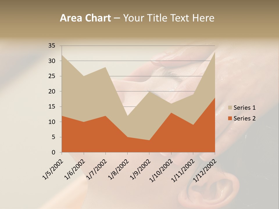 Young Woman On The Ayurvedic Aromatherapy Oil Massage Procedure PowerPoint Template