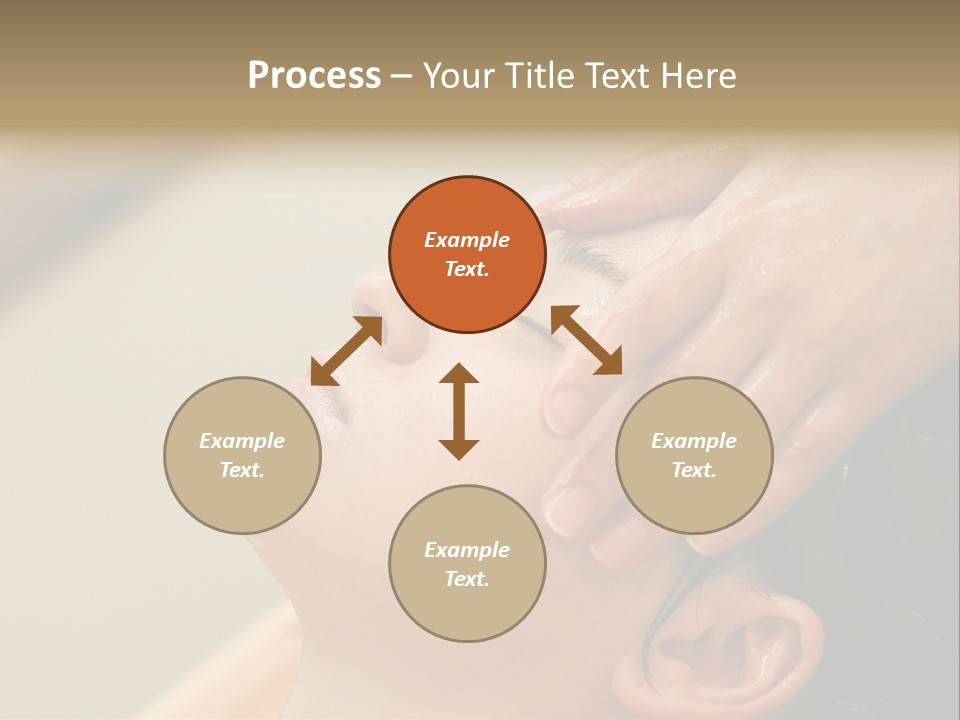 Young Woman On The Ayurvedic Aromatherapy Oil Massage Procedure PowerPoint Template