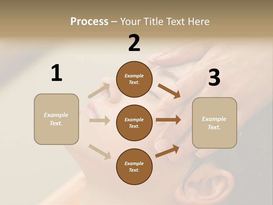 Young Woman On The Ayurvedic Aromatherapy Oil Massage Procedure PowerPoint Template