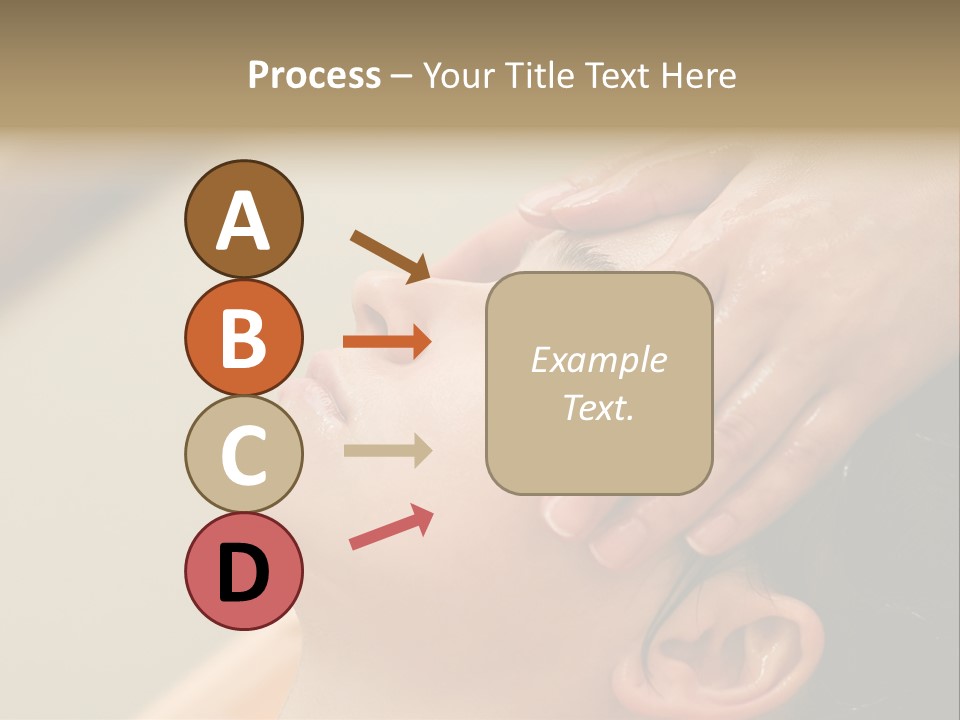 Young Woman On The Ayurvedic Aromatherapy Oil Massage Procedure PowerPoint Template