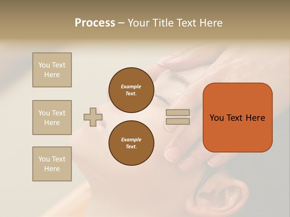 Young Woman On The Ayurvedic Aromatherapy Oil Massage Procedure PowerPoint Template