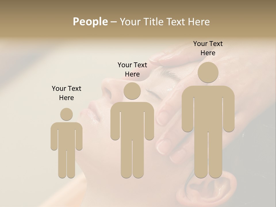 Young Woman On The Ayurvedic Aromatherapy Oil Massage Procedure PowerPoint Template