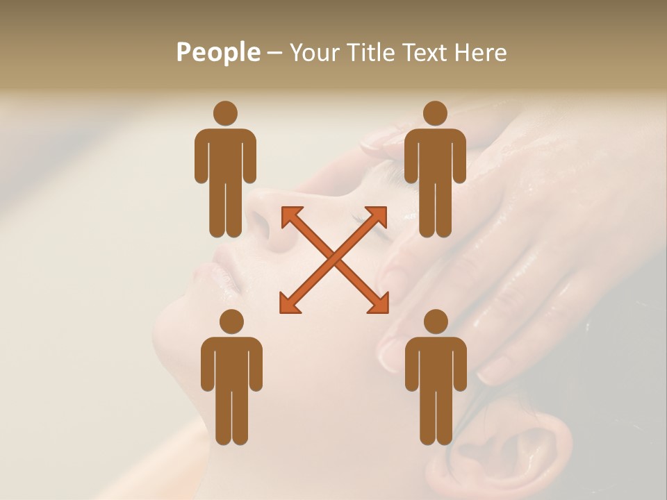 Young Woman On The Ayurvedic Aromatherapy Oil Massage Procedure PowerPoint Template