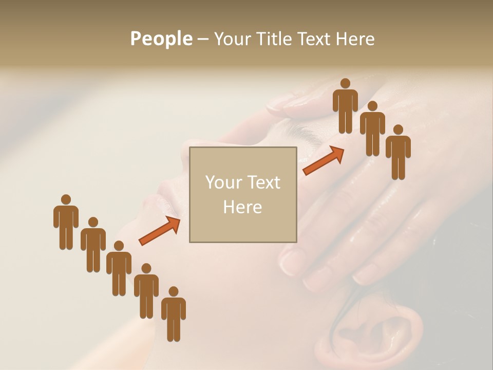 Young Woman On The Ayurvedic Aromatherapy Oil Massage Procedure PowerPoint Template