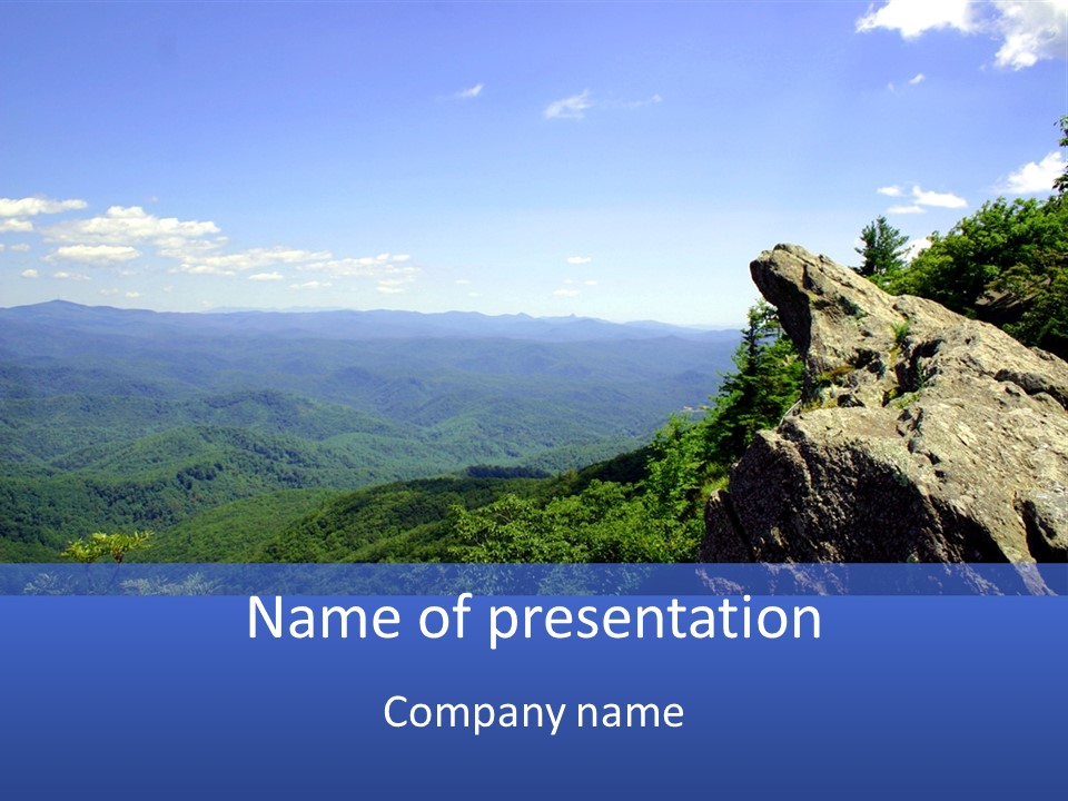 Blowing Rock PowerPoint Template