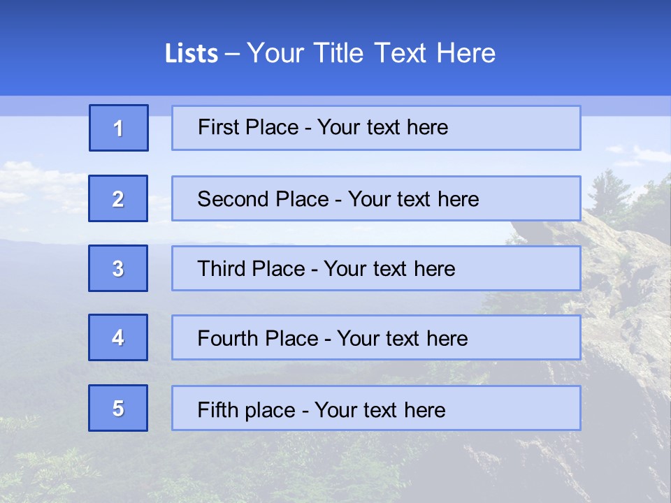 Blowing Rock PowerPoint Template