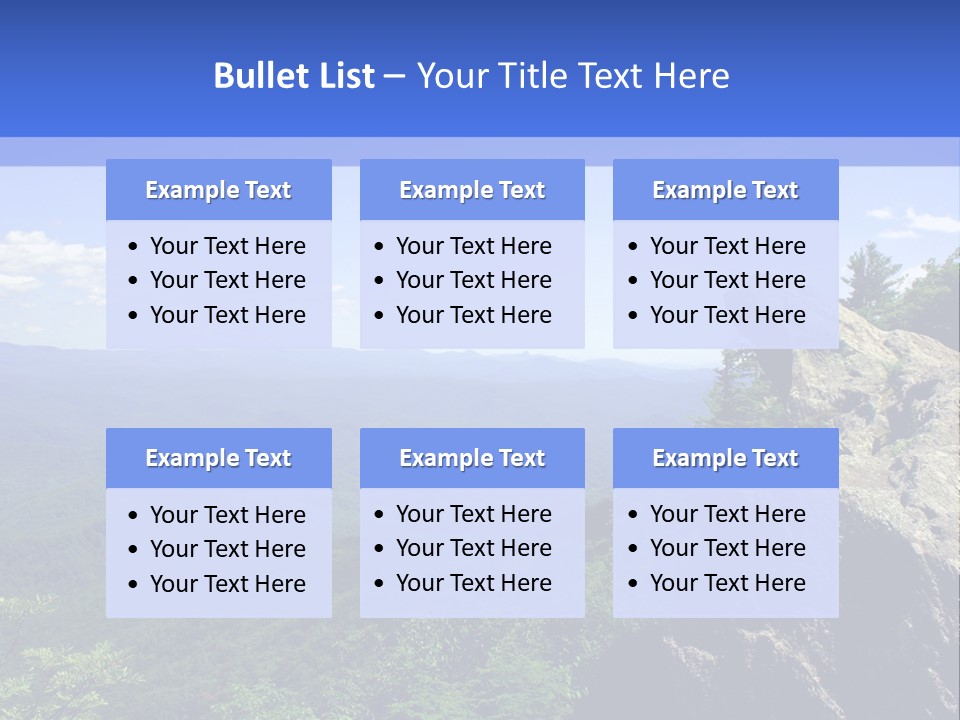 Blowing Rock PowerPoint Template