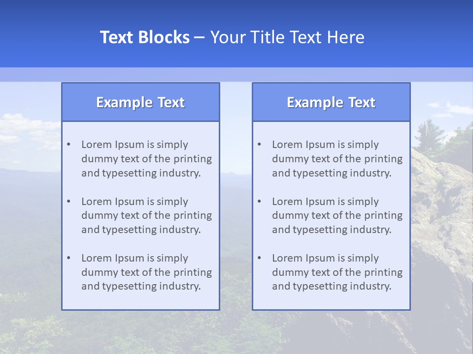 Blowing Rock PowerPoint Template