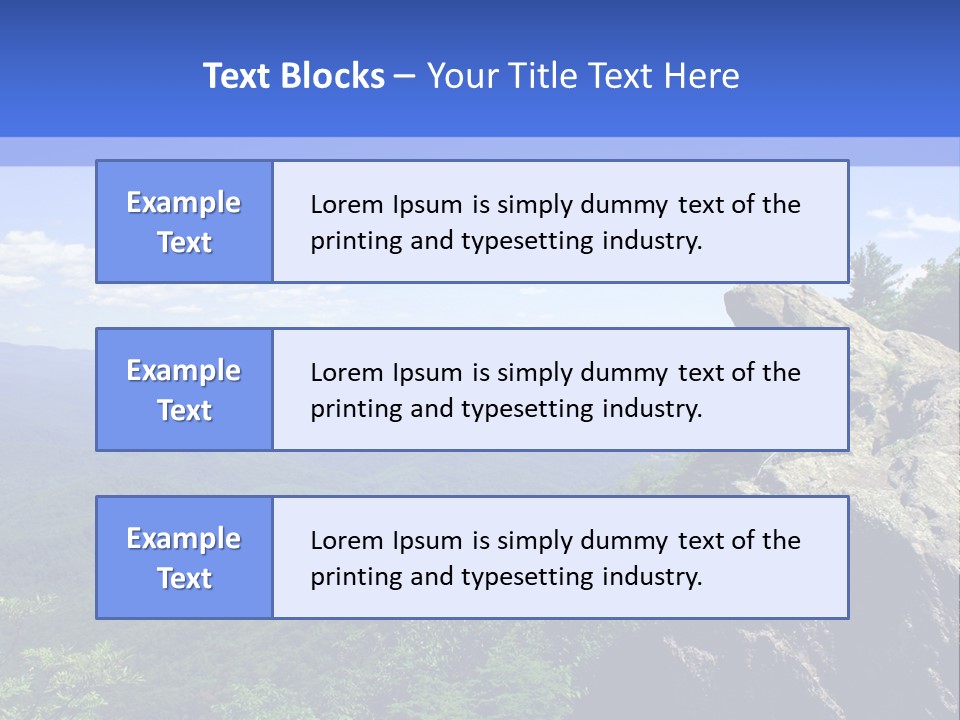 Blowing Rock PowerPoint Template