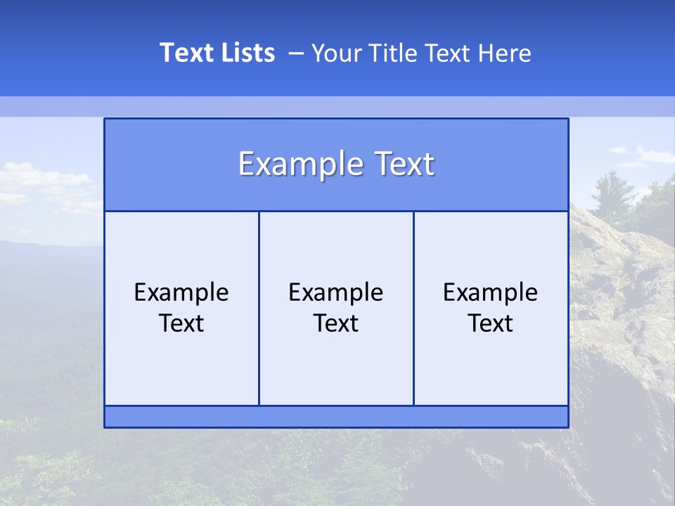 Blowing Rock PowerPoint Template
