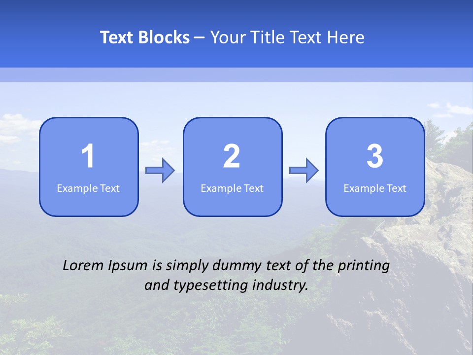 Blowing Rock PowerPoint Template